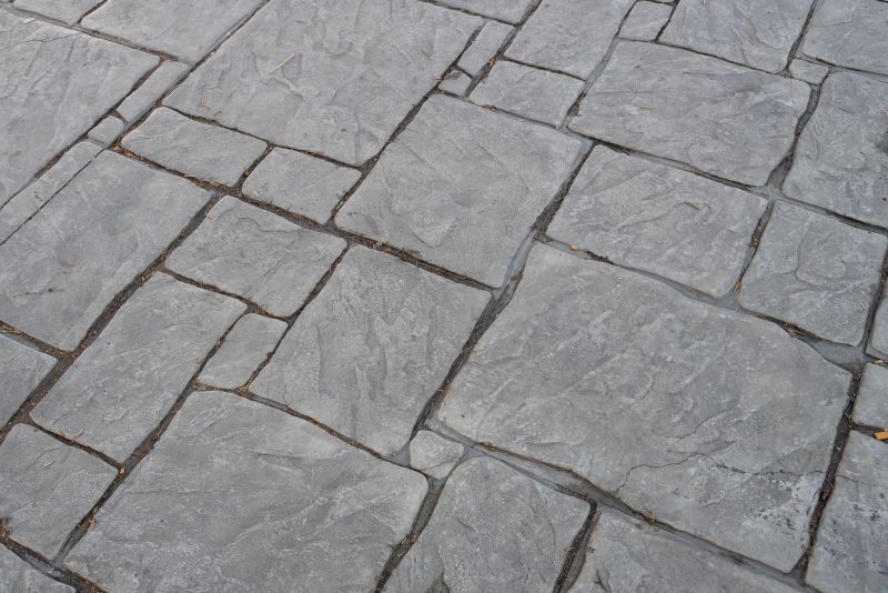 Stamped Pavers for Decorative Touches
